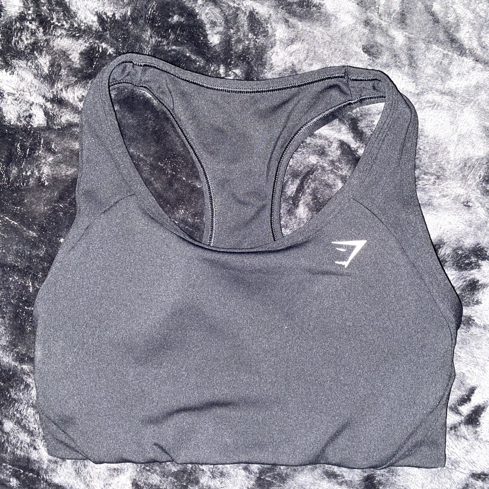 NEVER WORN. Gym shark razor back sports bra 34b